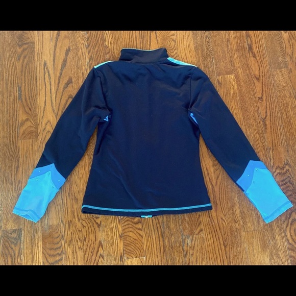 Chloe Noel Polartec Fleece Figure Skating Jacket with Rhinestones - Picture 4 of 6